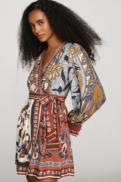 Farm Rio Stained Glass Shirt Dress