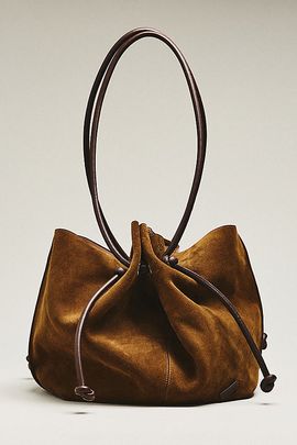 Farm Rio Suede Cinched Tote
