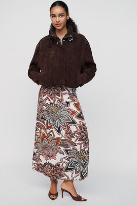 Farm Rio Tapestry Floral Maxi Skirt