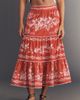 Farm Rio Tiered Floral Maxi Skirt - 3