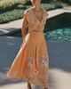 Farm Rio Tropi Camel Maxi Skirt - 1