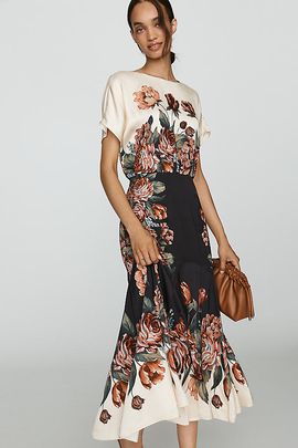 Farm Rio Winter Floral Midi Dress