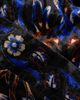 Farm Rio Women's Arabesque Mix Scarves Floral Velvet Wrap Minidress - 7