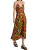 Farm Rio Women's Floral Linen A-Line Midi-Wrap Dress - 2