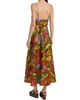 Farm Rio Women's Floral Linen A-Line Midi-Wrap Dress - 5