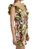 Farm Rio Women's Florart Sand Linen Minidress - 4