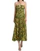 Farm Rio Women's Parrot-Print Ruched Midi Dress - 2