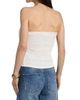 Farm Rio Women's Smocked Ruffled Cotton Strapless Top - 5