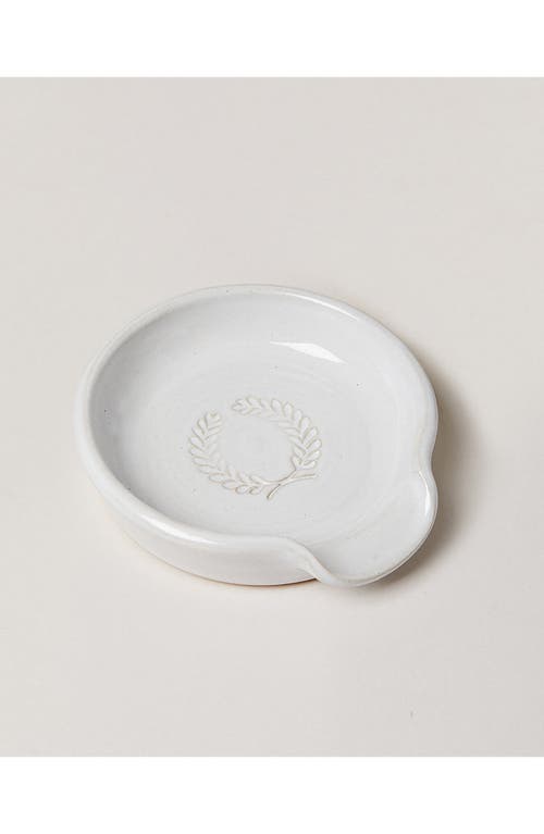 Farmhouse Pottery Farmhouse Pottery Laurel Glazed Stoneware Spoon Rest