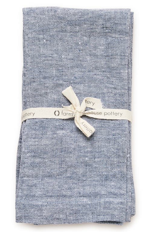 Farmhouse Pottery Farmhouse Pottery Set of 4 Washed Linen Napkins
