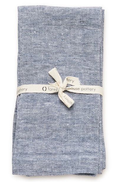 Farmhouse Pottery Farmhouse Pottery Set of 4 Washed Linen Napkins