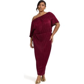 FASHION-SZN CURVE FASHION-SZN CURVE Square Neck Crinkle Belted Swimsuit