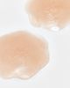 Fashionkilla Fashionkilla adhesive silicone nipple cover in beige-Brown - 3