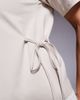Fashionkilla Fashionkilla cotton tie side detail T-shirt in stone-Neutral - 4