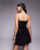 Fashionkilla Fashionkilla double sculpted slinky bandeau top in black - part of a set - 3