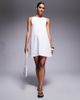 Fashionkilla Fashionkilla linen look smock mini dress in white - 1