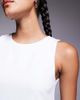 Fashionkilla Fashionkilla linen look smock mini dress in white - 2