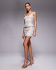 Fashionkilla Fashionkilla sequin scoop neck cami top in silver - part of a set - 2