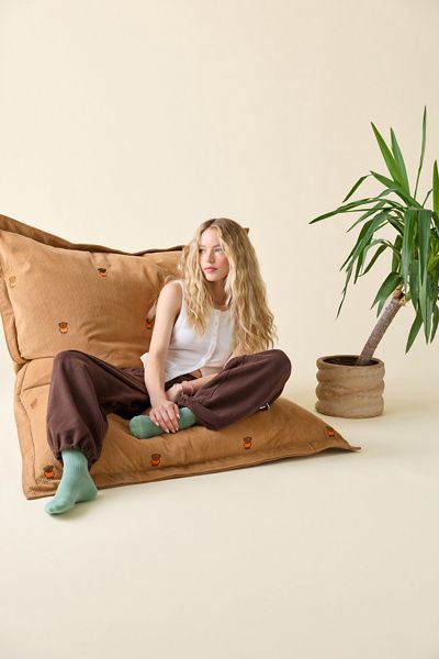 Fatboy® Fatboy X Miffy & Boris Original Slim Corduroy Bean Bag Chair in Tan at Urban Outfitters
