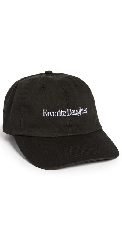 Favorite Daughter Favorite Daughter Classic Logo Baseball Hat Black One Size