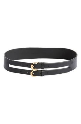 Favorite Daughter Favorite Daughter Double Take Cutout Leather Belt