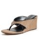 Favorite Daughter Favorite Daughter Emerson Too Sandals Dk Natural/Black - 1