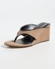 Favorite Daughter Favorite Daughter Emerson Too Sandals Dk Natural/Black - 2