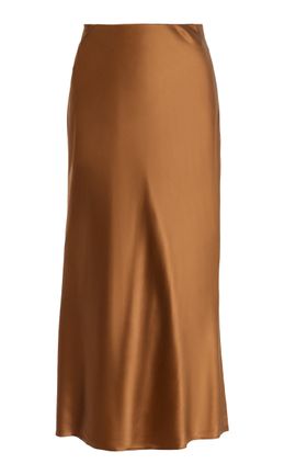 Favorite Daughter Favorite Daughter Exclusive The Favorite SilkBlend Satin Midi Skirt