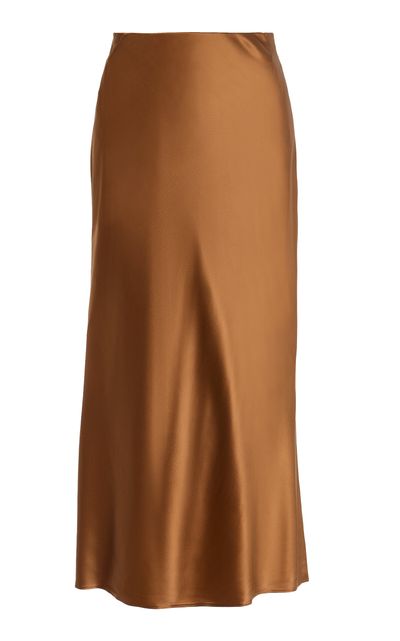 Favorite Daughter Favorite Daughter Exclusive The Favorite SilkBlend Satin Midi Skirt