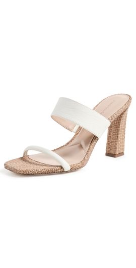 Favorite Daughter Favorite Daughter Gabi Sandals White/Dk Natural