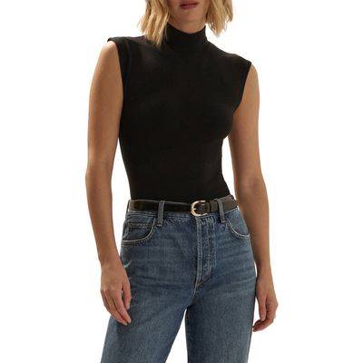 Favorite Daughter Favorite Daughter Heritage Mock Neck Top