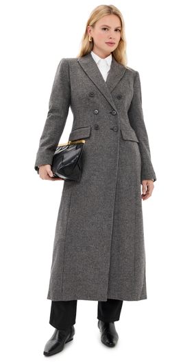 Favorite Daughter Favorite Daughter Petite Simon Coat Charcoal Mini Houndstooth