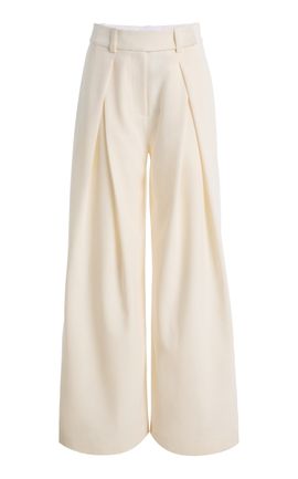 Favorite Daughter Favorite Daughter Pleats For Days Crepe WideLeg Pants