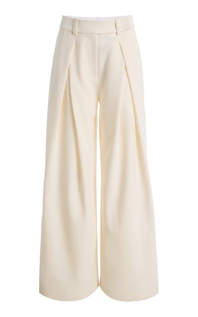 Favorite Daughter Favorite Daughter Pleats For Days Crepe WideLeg Pants