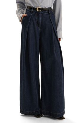 Favorite Daughter Favorite Daughter Pleats for Days High Waist Wide Leg Jeans