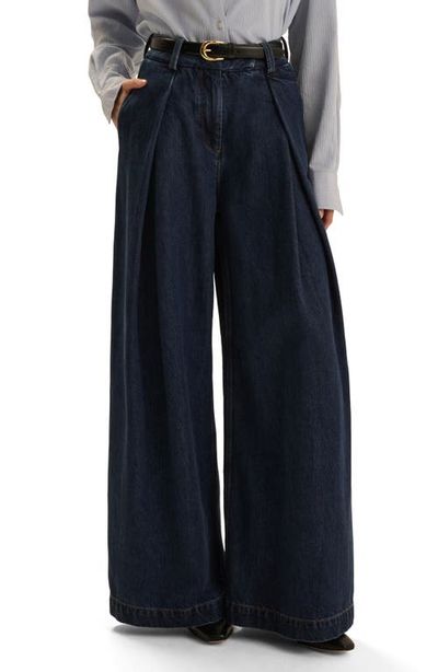 Favorite Daughter Favorite Daughter Pleats for Days High Waist Wide Leg Jeans