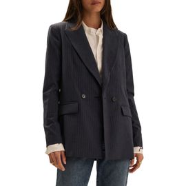 Favorite Daughter Favorite Daughter Suits You Pinstriped Double Breasted Blazer