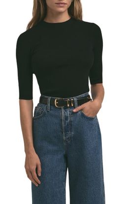 Favorite Daughter Favorite Daughter The Amelia Elbow Sleeve Wool Sweater