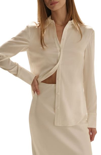 Favorite Daughter Favorite Daughter The Bailey Silk Blend Shirt