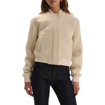 Favorite Daughter Favorite Daughter The Bouclé Studio Bomber Jacket