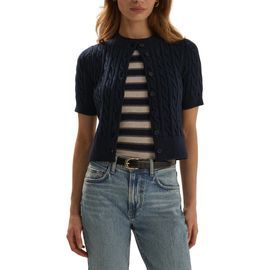 Favorite Daughter Favorite Daughter The Cafe Cable Short Sleeve Cardigan