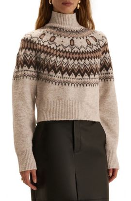 Favorite Daughter Favorite Daughter The Chalet Fair Isle Turtleneck Sweater