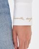 Favorite Daughter Favorite Daughter The Crop Ex-Boyfriend Shirt White - 6