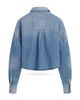 Favorite Daughter Favorite Daughter The Crop Ex Boyfriend Cotton Denim Shirt - 5