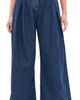 Favorite Daughter Favorite Daughter The Denim Pleats For Days Pants Dark Sea - 1