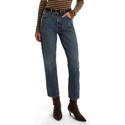Favorite Daughter Favorite Daughter The Dot High Waist Ankle Straight Leg Jeans