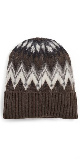 Favorite Daughter Favorite Daughter The Fair Isle Beanie Ganache One