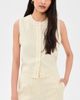 Favorite Daughter Favorite Daughter The Fine Line Top Cream Pinstripe - 2
