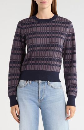 Favorite Daughter Favorite Daughter The Henry Plaid Crewneck Sweater