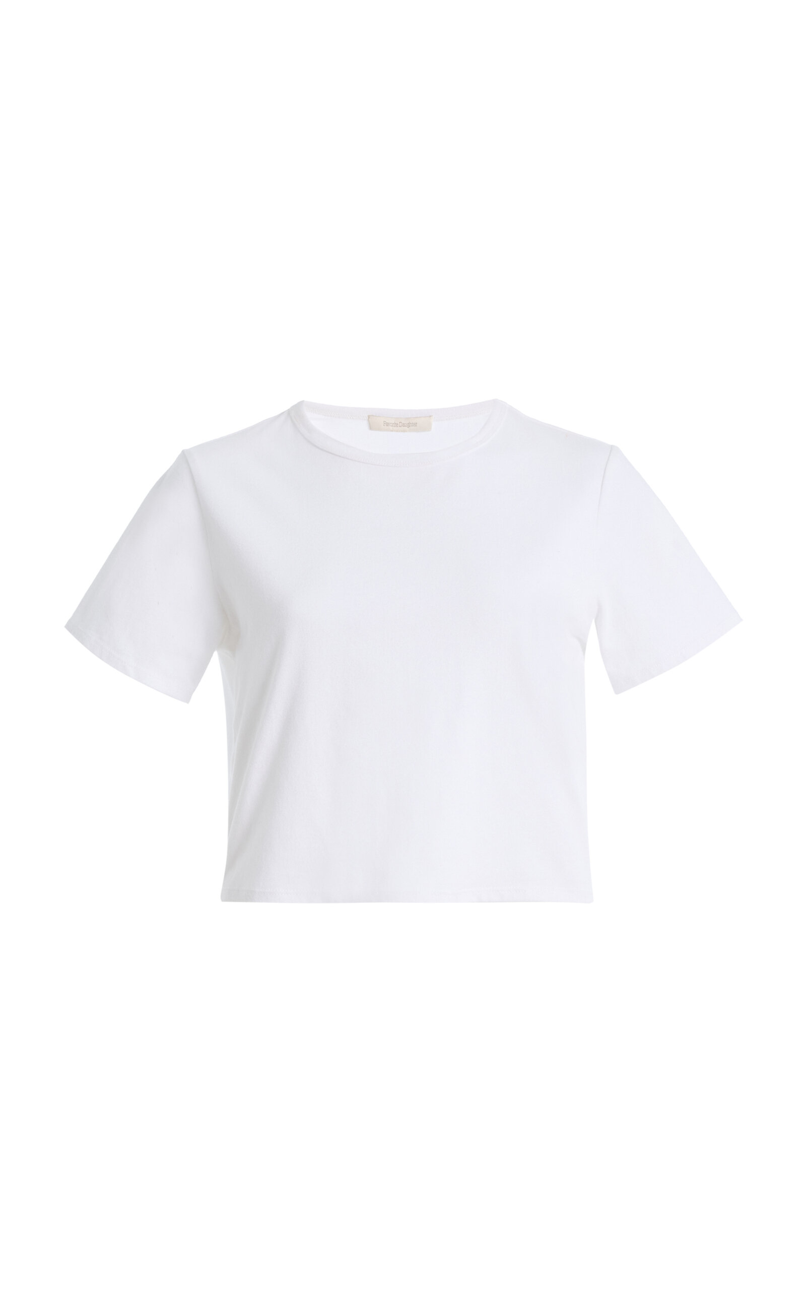Favorite Daughter Favorite Daughter The Laura Cropped CottonBlend Top